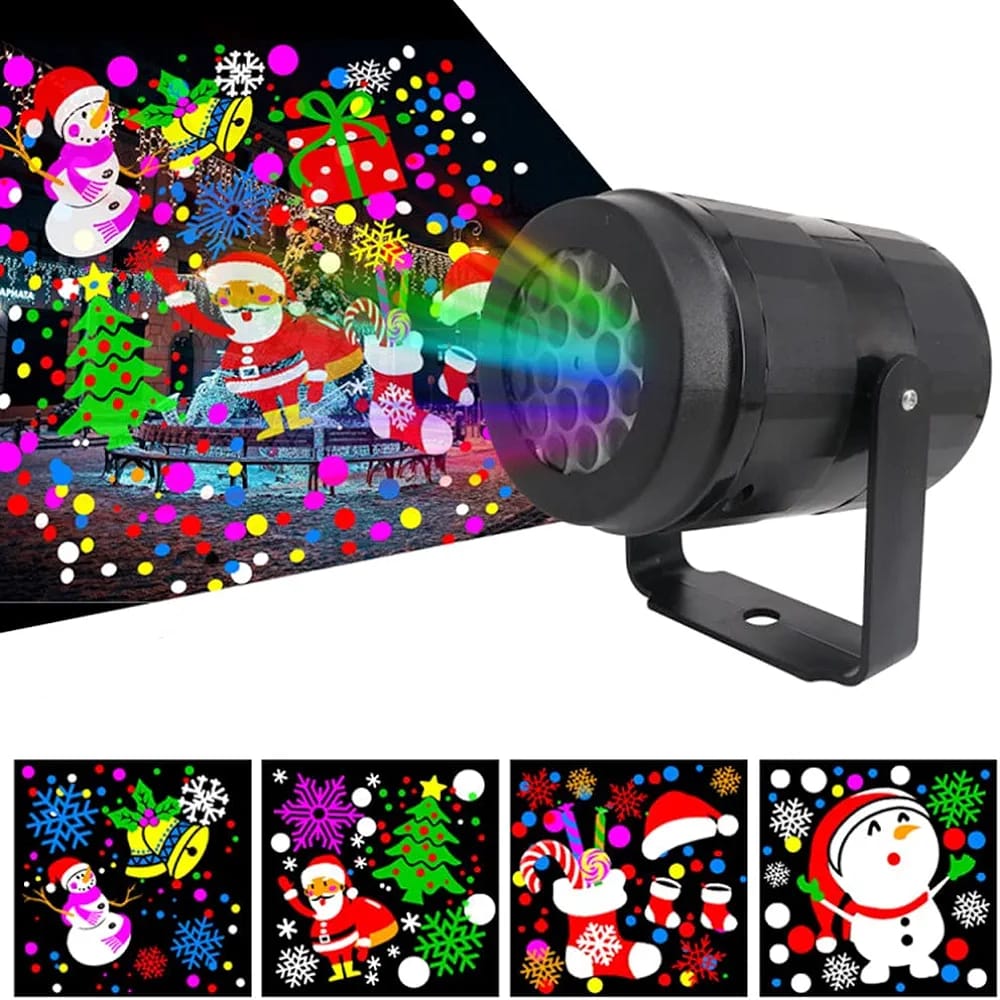 Proyector De Figuras Navidenas Rgb