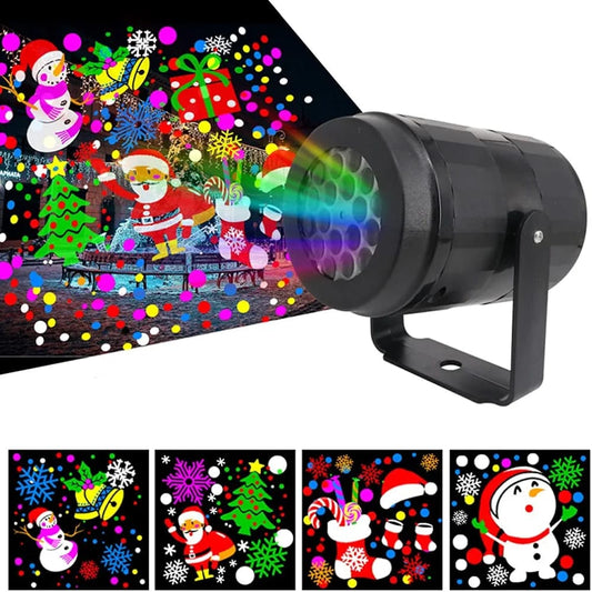 Proyector De Figuras Navidenas Rgb